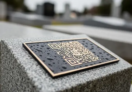 QR plaque