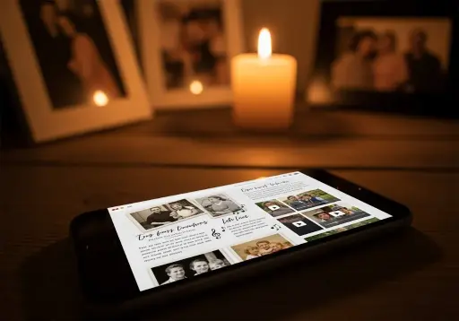 Online Memorial Page